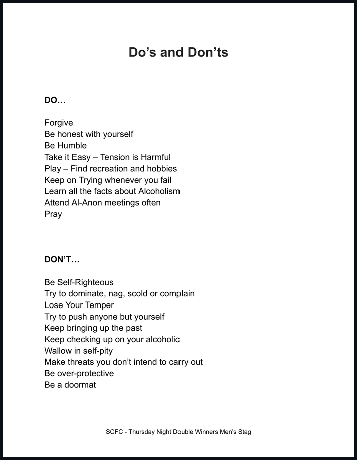 Lectura de Lo Que Se Debe y No Se Debe Hacer thumbnail