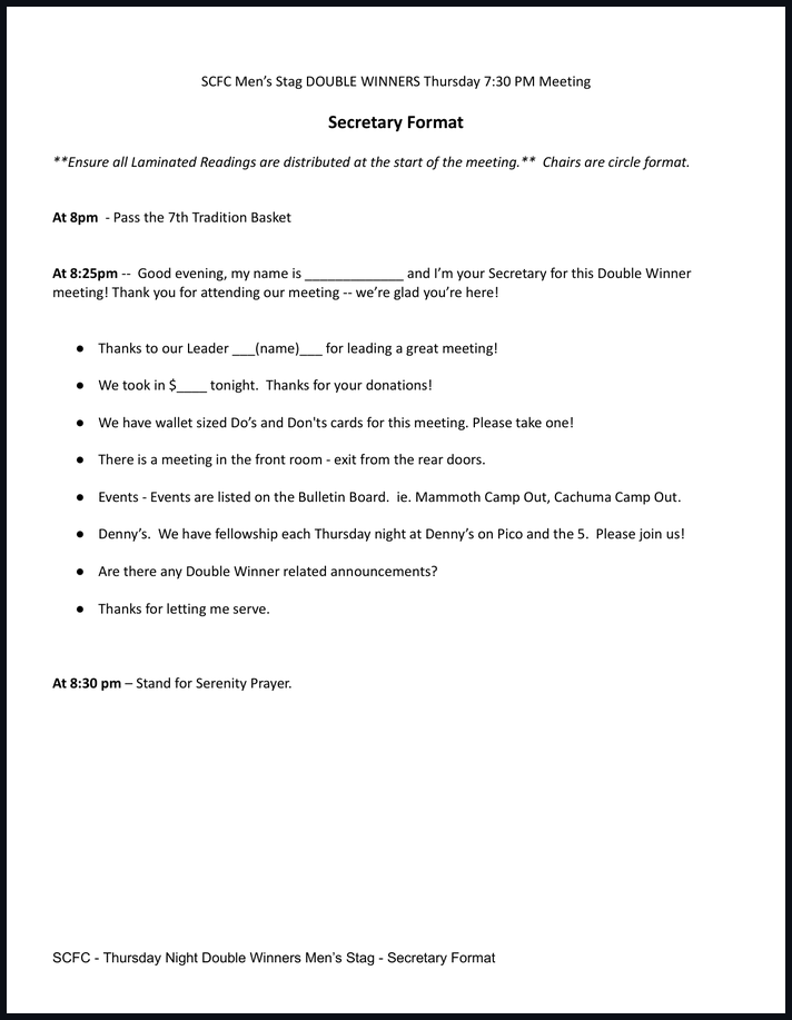 Formato del Secretario de Double Winners thumbnail