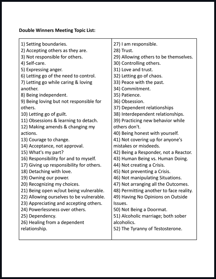 Temas de Reuniones de Double Winners thumbnail